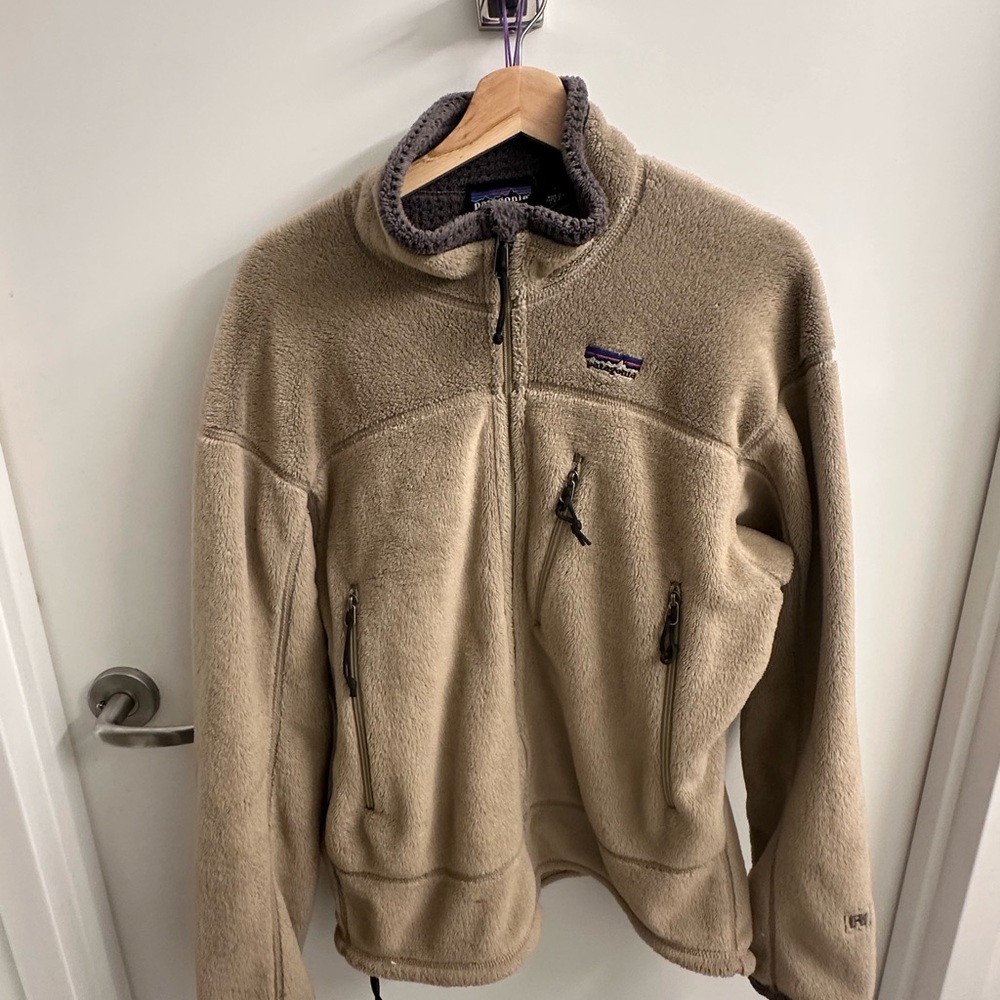 Patagonia Beige Fleece Pullover